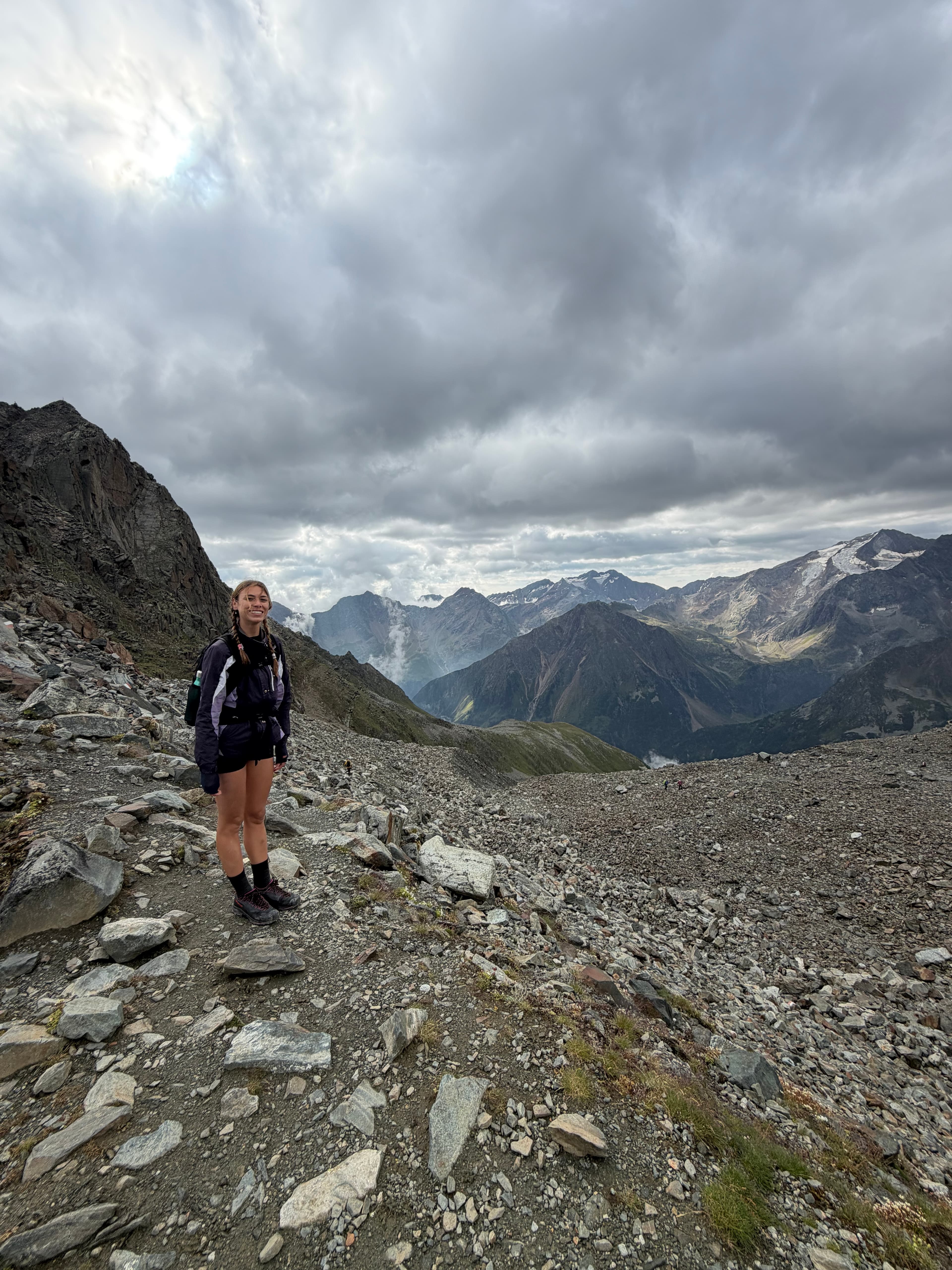 Hiking in the mountains